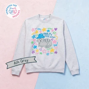 Autism Cat Meme Sweatshirt